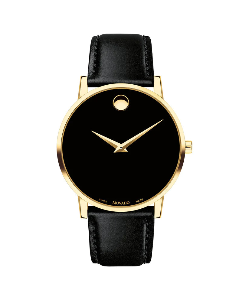 Movado Museum Black and Gold 0607271