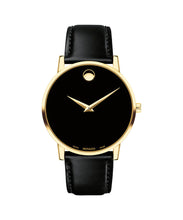 Load image into Gallery viewer, Movado Museum Black and Gold 0607271