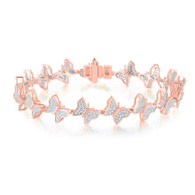 Load image into Gallery viewer, 10 Karat Rose Gold 0.96 Carat Diamonds Ladies Bracelet (7IN)-1225868-RG