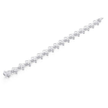 Cargar imagen en el visor de la galería, 10 Karat White Gold 0.96 Carat Diamonds Ladies Bracelet (7IN)-1225868-WG