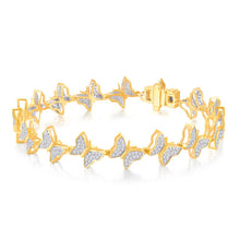 Cargar imagen en el visor de la galería, 10 Karat Yellow Gold 0.96 Carat Diamonds Ladies Bracelet (7IN)-1225868-YG