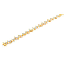 Cargar imagen en el visor de la galería, 10 Karat Yellow Gold 0.96 Carat Diamonds Ladies Bracelet (7IN)-1225868-YG