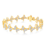 10 Karat Yellow Gold 0.96 Carat Diamonds Ladies Bracelet (7IN)-1225868-YG