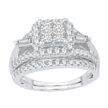 Cargar imagen en el visor de la galería, 14K  1.50ct Diamond Bridal Ring