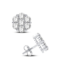 Load image into Gallery viewer, 10K 0.91CT Diamond Earring