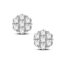 Load image into Gallery viewer, 10K 0.91CT Diamond Earring