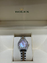 Load image into Gallery viewer, Ladies 26mm Preowned Rolex Datejust AM 1.50ctw