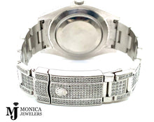 Cargar imagen en el visor de la galería, Preowned 41mm Stainless Rolex Bussdown 15ctw (116300)