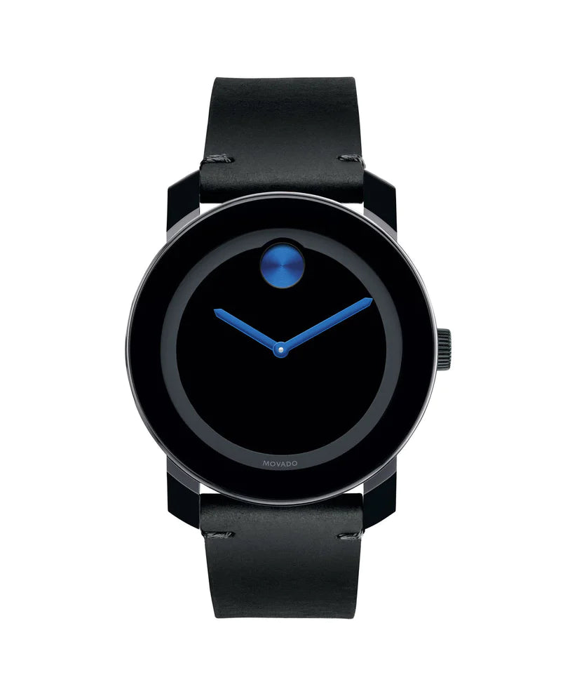 Movado Bold Cuero Azul Cobalto 3600307