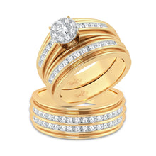 Cargar imagen en el visor de la galería, 14k  0.86ct Diamond Trio Set