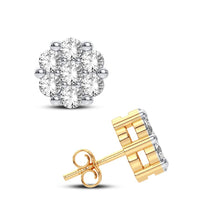 Cargar imagen en el visor de la galería, 10K 0.71CT Diamond Earring