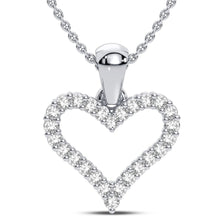 Load image into Gallery viewer, 10K 0.16CT Diamond Pendant