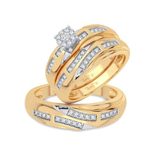 Cargar imagen en el visor de la galería, 14K 0.25CT Diamond Trio Set