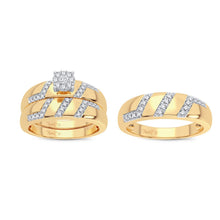 Cargar imagen en el visor de la galería, 14K 0.33CT Diamond Trio Set