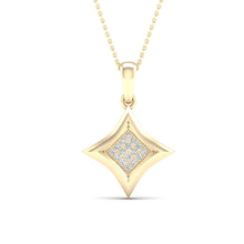 Load image into Gallery viewer, 10K 0.05CT Diamond Pendant