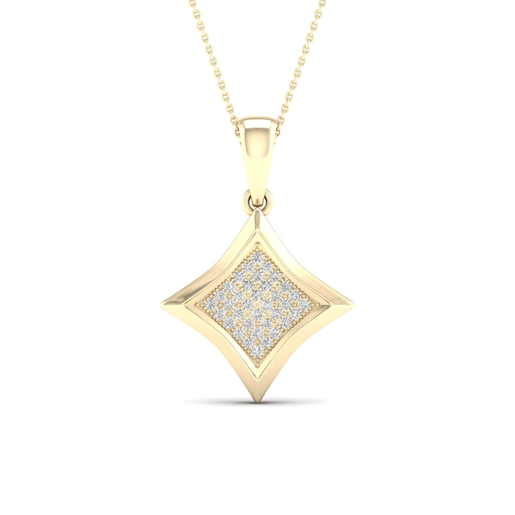 10K 0.10CT Diamond Pendant