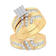 Cargar imagen en el visor de la galería, 14K 2.00ct Diamond Trio Set