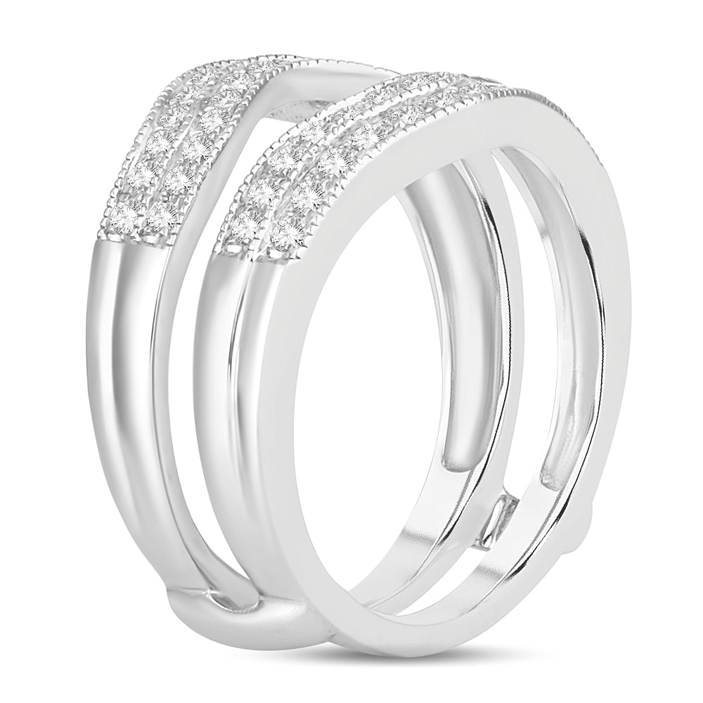 14K 0.50CT Diamond RING  GUARD.