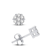 Cargar imagen en el visor de la galería, 10K 0.08CT Diamond Earring