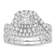 Load image into Gallery viewer, 14K 1.51ct Diamond Bridal Ring