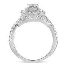 Load image into Gallery viewer, 14K 1.51ct Diamond Bridal Ring