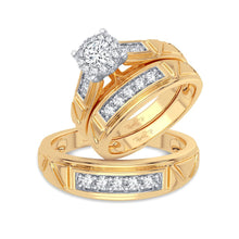 Cargar imagen en el visor de la galería, 14K 0.78CT Diamond Trio Set