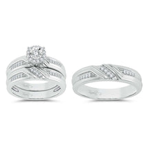 Cargar imagen en el visor de la galería, 14K 0.43ct Diamond Trio Set