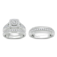 Cargar imagen en el visor de la galería, 14K 0.68CT Diamond TRIO SET