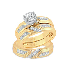 Cargar imagen en el visor de la galería, 14K 0.43ct Diamond Trio Set