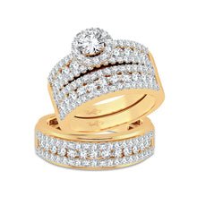 Cargar imagen en el visor de la galería, 14K 3.01ct Diamond Trio Set