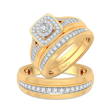 Cargar imagen en el visor de la galería, 14K 0.68CT Diamond Trio Set