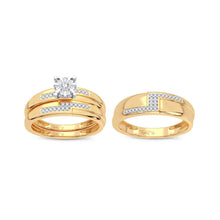 Cargar imagen en el visor de la galería, 14K 0.25CT Diamond Trio Set