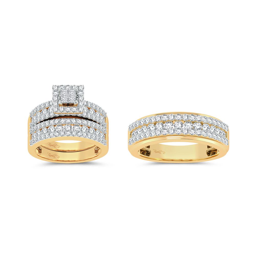 14K 2.83ct Diamond Trio Set