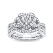 Load image into Gallery viewer, 14K 0.50ct Diamond Bridal Ring