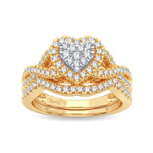 Load image into Gallery viewer, 14K 0.50ct Diamond Bridal Ring