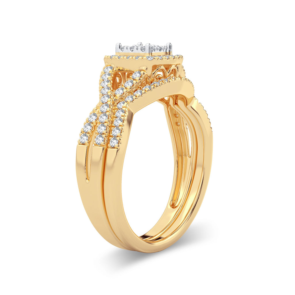 14K 0.50ct Diamond Bridal Ring