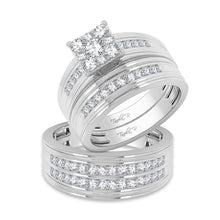 Cargar imagen en el visor de la galería, 14K 1.25ct Diamond Trio Set