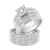 14K 1.25ct Diamond Trio Set