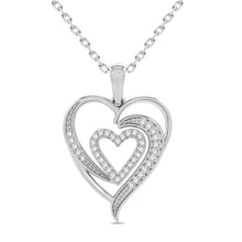 Load image into Gallery viewer, 10K 0.20CT Diamond Pendant