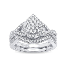 Load image into Gallery viewer, 14K 0.50ct Diamond Bridal Ring