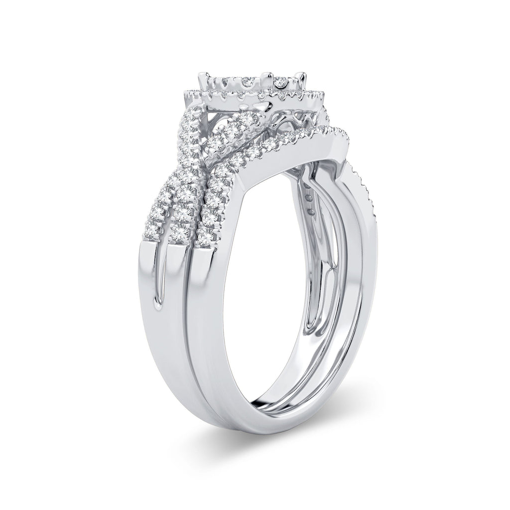 14K 0.50ct Diamond Bridal Ring