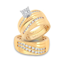 Cargar imagen en el visor de la galería, 14K 1.13ct Diamond Trio Set