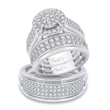 14K 2.10ct Diamond Trio Set