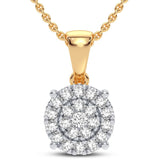 10K 0.15CT DIAMOND PENDANT