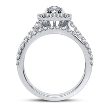 Cargar imagen en el visor de la galería, 14K 1.50CT DIAMOND BRIDAL RING