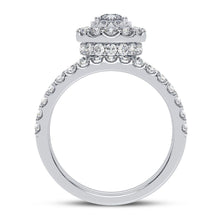 Cargar imagen en el visor de la galería, 14K 1.50CT DIAMOND BRIDAL RING