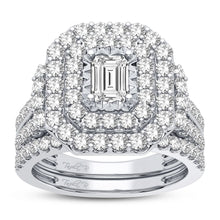 Cargar imagen en el visor de la galería, 14K 2.00CT DIAMOND BRIDAL RING