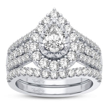 Cargar imagen en el visor de la galería, 14K 2.00CT DIAMOND BRIDAL RING