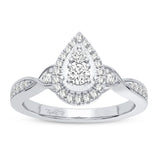 10K 0.33CT DIAMOND RING