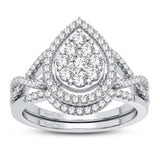 10K 0.75CT DIAMOND BRIDAL RING